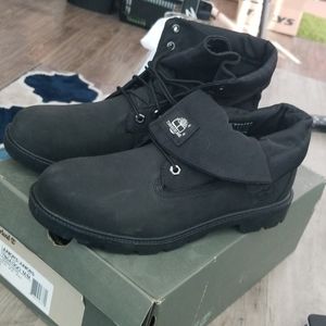 Timberland Roll Top Big Kid's Shoes Black Winter W